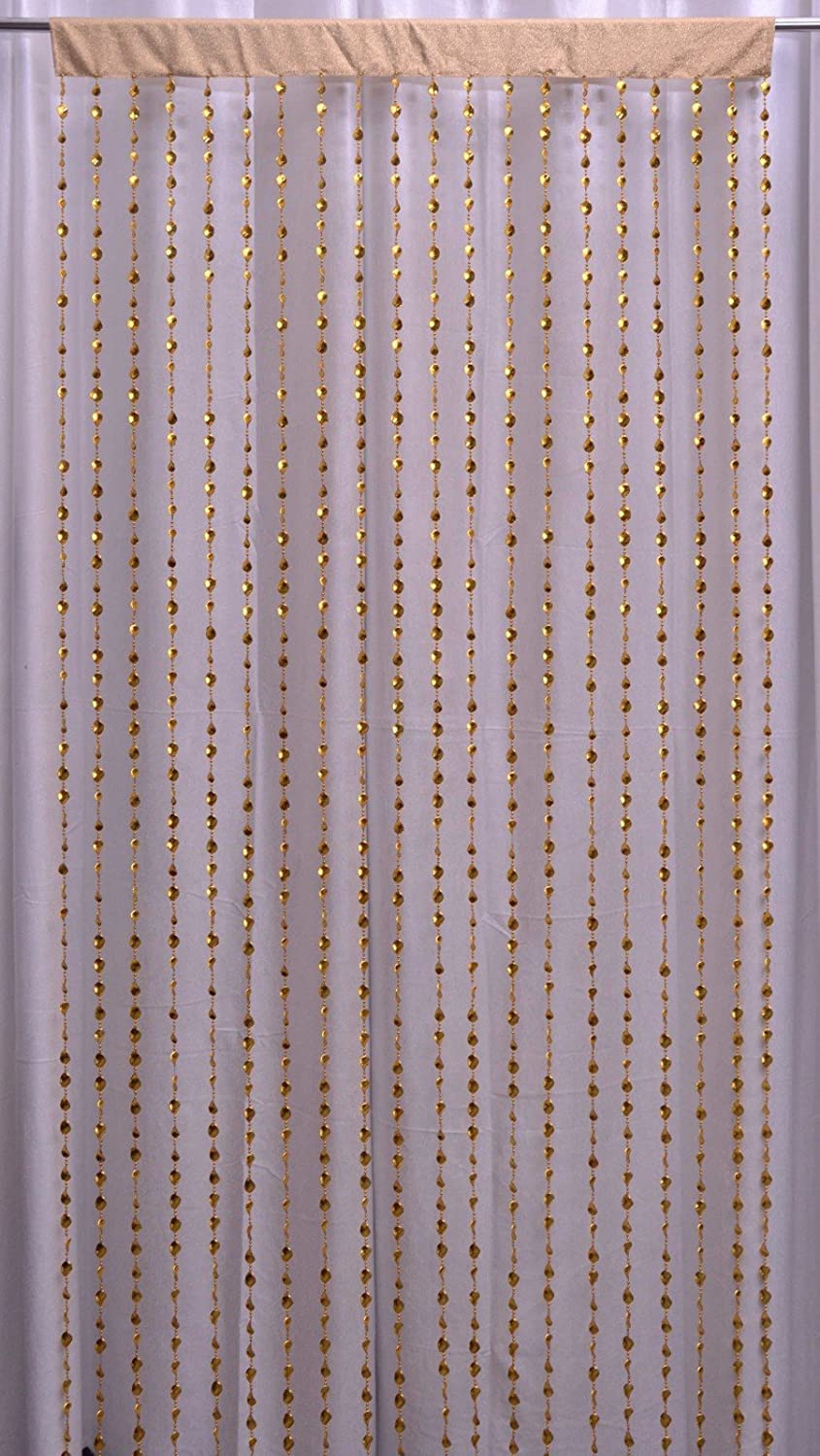 Beads Sparkling Hanging Curtains (20 Strings, Length: 7 FT)